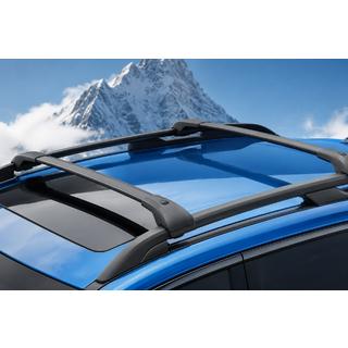 Dachträger-Querträger schwarz für Dachreling OEM (Aluminium) Subaru Forester 2018-2024
