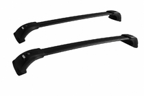 Toyota Highlander 2013-2019 Dachträger-Querträger schwarz für OEM Dachreling (abschließbar, Aluminium) Foto 1