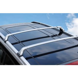 Dachträger Querträger grau für OEM Dachreling (abschließbar, Aluminium)
