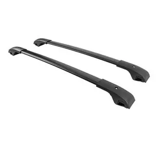 Dachträger-Querträger schwarz für Dachreling OEM (Aluminium) Foto 2