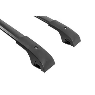 Dachträger-Querträger schwarz für Dachreling OEM (Aluminium) Foto 4