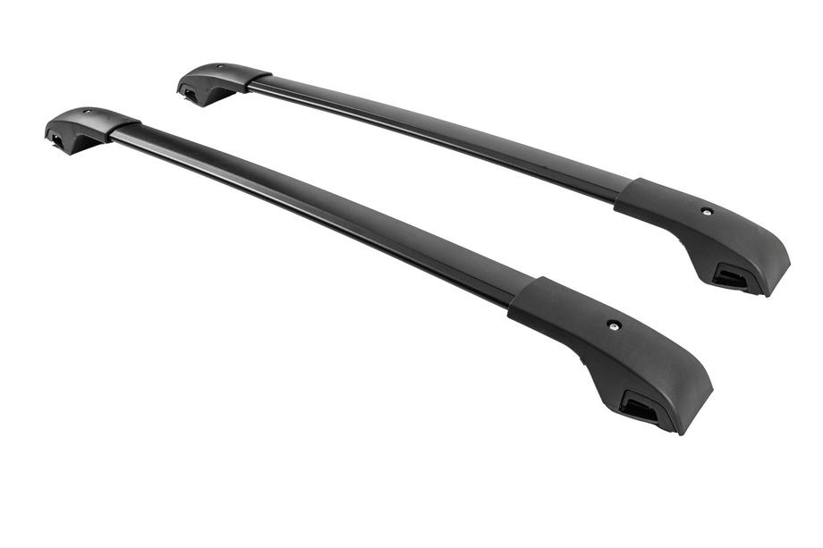 Volkswagen Atlas (Terramont) 2016- Dachträger-Querträger schwarz für Dachreling OEM (Aluminium) Foto 2