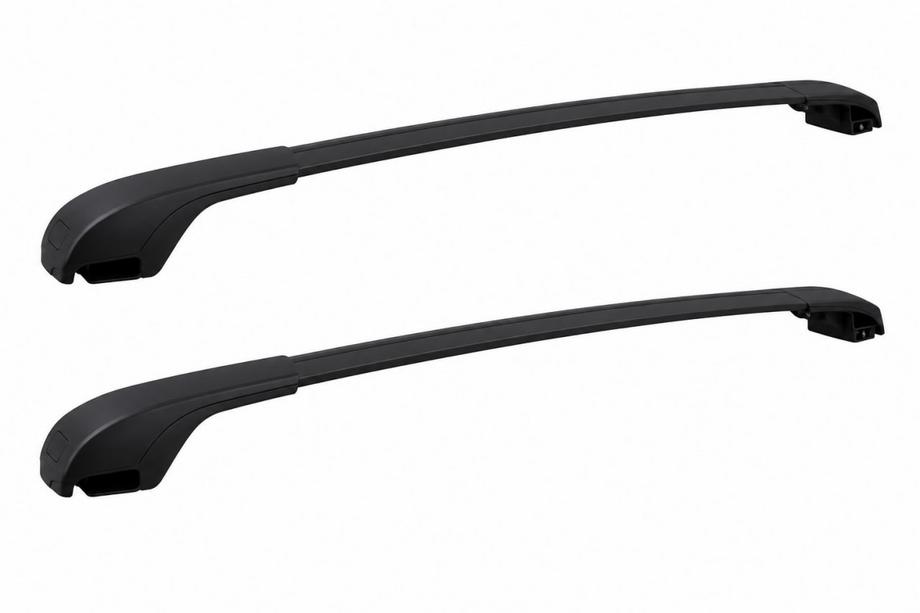 Volkswagen Tiguan 2016-2023 Dachträger-Querträger schwarz für Dachreling OEM (Aluminium) Foto 1
