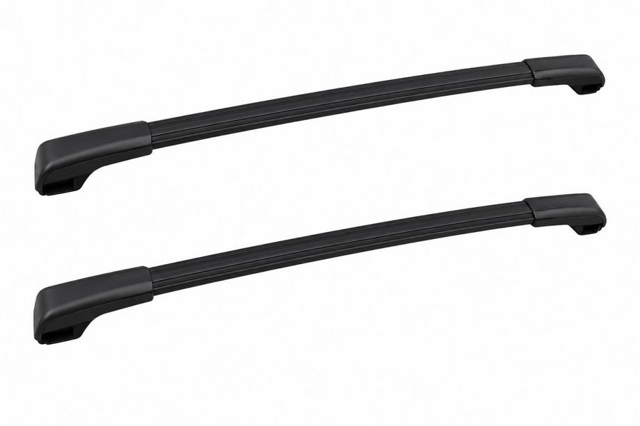Subaru Crosstrek 2017-2023 Dachträger-Querträger schwarz für Dachreling OEM (Aluminium) Image