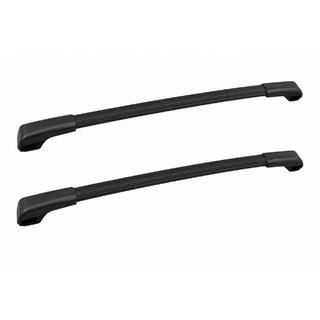 Dachträger-Querträger schwarz für Dachreling OEM (Aluminium) Subaru Impreza 2011-2016
