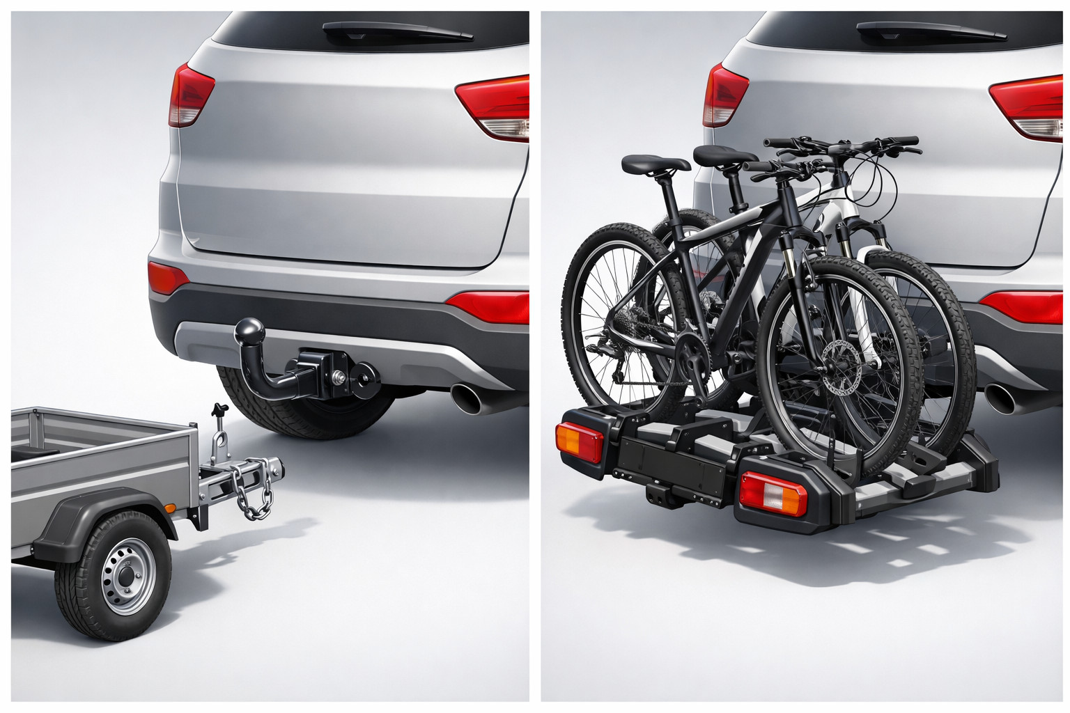Was wählen: Anhängerkupplung für Anhänger oder für Fahrradträger