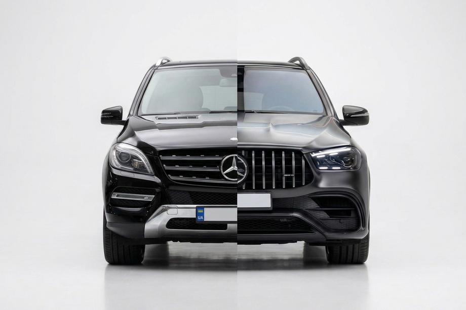 Mercedes GLE/ML class W166 2011-2018 Facelift-Umrüstkit für W167 GLE53 Image