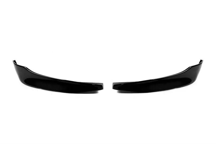 BMW 3 Series E90/E91 2005-2011 B-Ware Frontlippe Flaps DPT (für E90 Base 2005-2008, Schwarz Hochglanz, 2 Stk.) Image