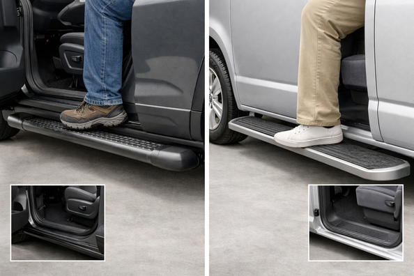 Seitenschweller für SUV oder Van: Komfort-Unterschiede