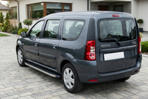 Renault Logan MCV 2005-2013 Trittbretter BlackLine (2 Stk, Aluminium) Foto 1