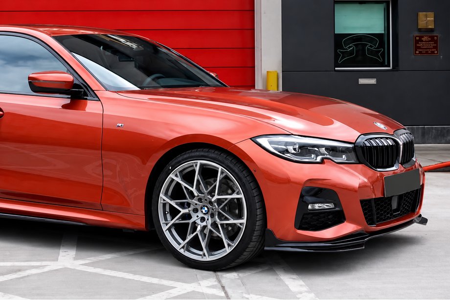 BMW 3 Series G20/G21 2018- Frontstoßstangenlippe Lip MP-Style (für M-Sport 2018-2022, ABS) Foto 4