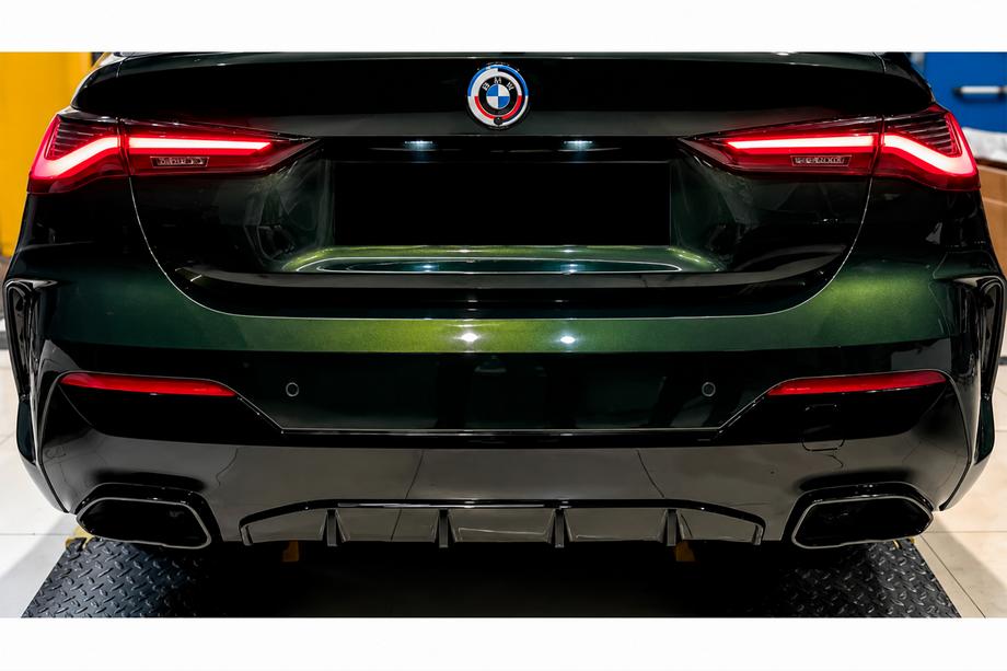 BMW 4 Series G22/23/26 2020- Heckdiffusor für Stoßstange hinten mit Endrohrblenden (für G22/G23 M-Sport) Foto 3