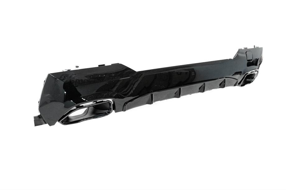 BMW 4 Series G22/23/26 2020- Heckdiffusor für Stoßstange hinten mit Endrohrblenden (für G22/G23 M-Sport) Foto 5