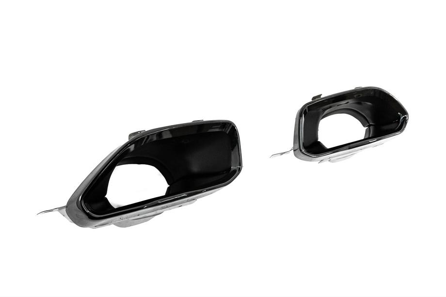 BMW 4 Series G22/23/26 2020- Heckdiffusor für Stoßstange hinten mit Endrohrblenden (für G22/G23 M-Sport) Foto 10