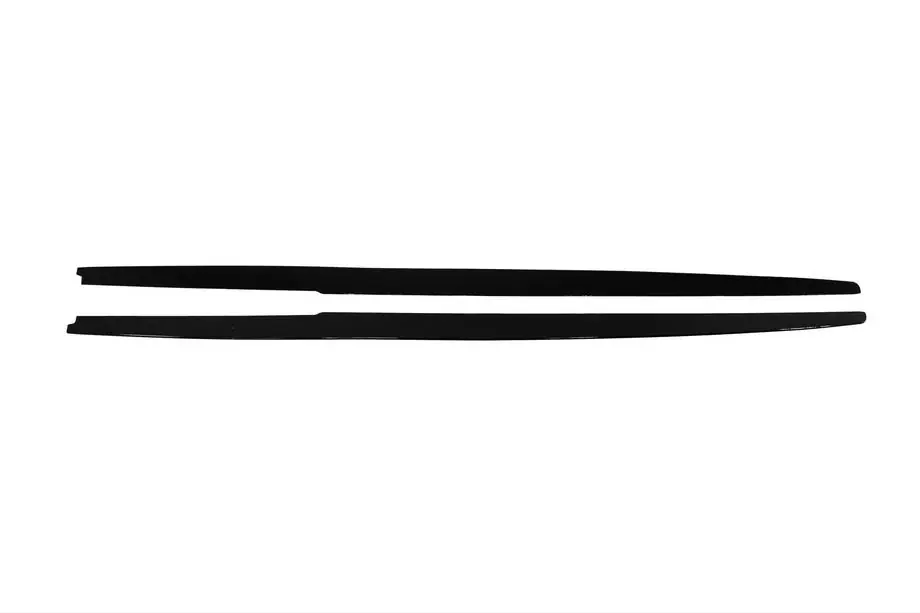 BMW 5 Series E60/E61 2003-2010 Seitenschweller (Schwarz Hochglanz) Image
