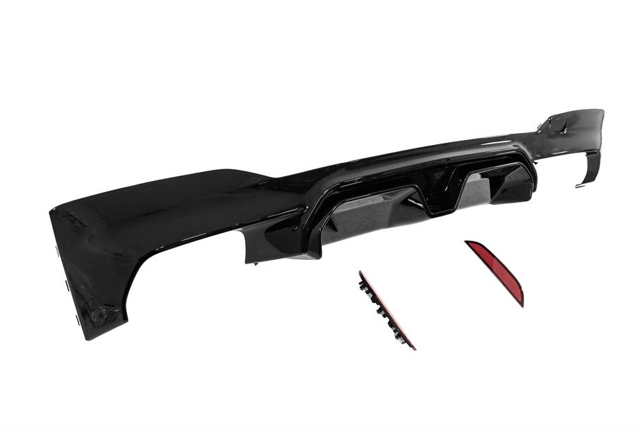 BMW 5er G30/G31 2017–2023 Heckstoßstangen-Diffusor CS-Style (für M-Sport/M5 F90, ABS) Foto 13