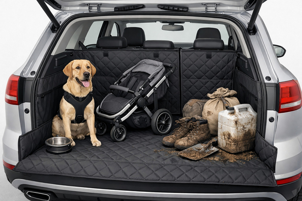 Kofferraummatte für Hund, Kinderwagen und schmutzige Ladung: Welche wählen? Foto 1