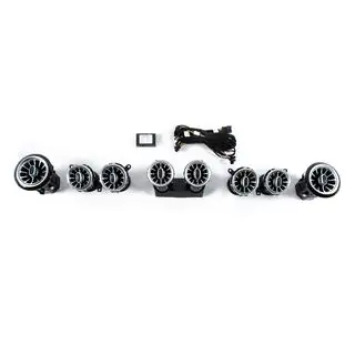 LED-Lüftungsdüsenblenden (64 Farben) Mercedes E-сlass W213 2016-2023 Foto 1