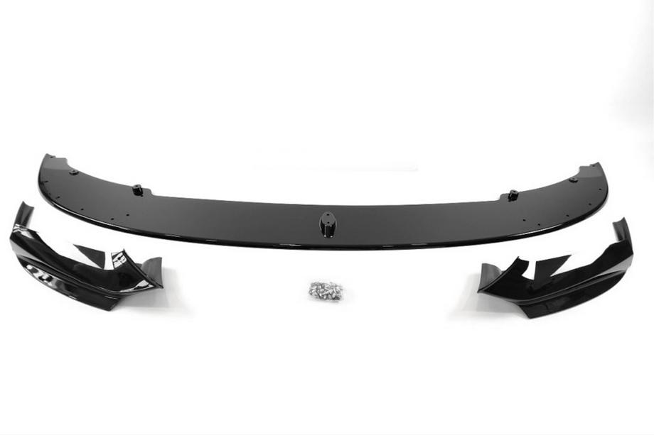 BMW 5 Series F10/F11 2010–2016 Frontstoßstangen-Lippe MP-Style (für M-Performance, Schwarz Hochglanz) Foto 6