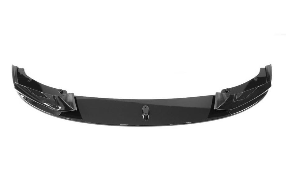 BMW 5 Series F10/F11 2010–2016 Frontstoßstangen-Lippe MP-Style (für M-Performance, Schwarz Hochglanz) Foto 3