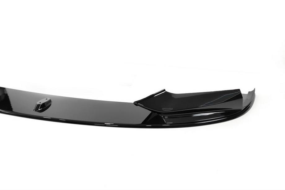 BMW 5 Series F10/F11 2010–2016 Frontstoßstangen-Lippe MP-Style (für M-Performance, Schwarz Hochglanz) Foto 7