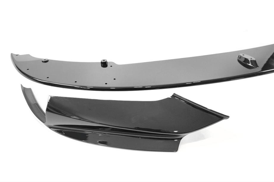 BMW 5 Series F10/F11 2010–2016 Frontstoßstangen-Lippe MP-Style (für M-Performance, Schwarz Hochglanz) Foto 9
