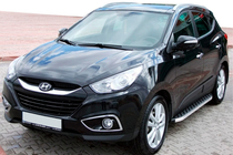 Hyundai IX-35 2010-2015 Trittbretter BlackLine (2 Stk, Aluminium) Foto 1