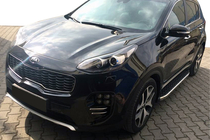 Kia Sportage 2010-2015 Trittbretter BlackLine (2 Stk, Aluminium) Foto 1