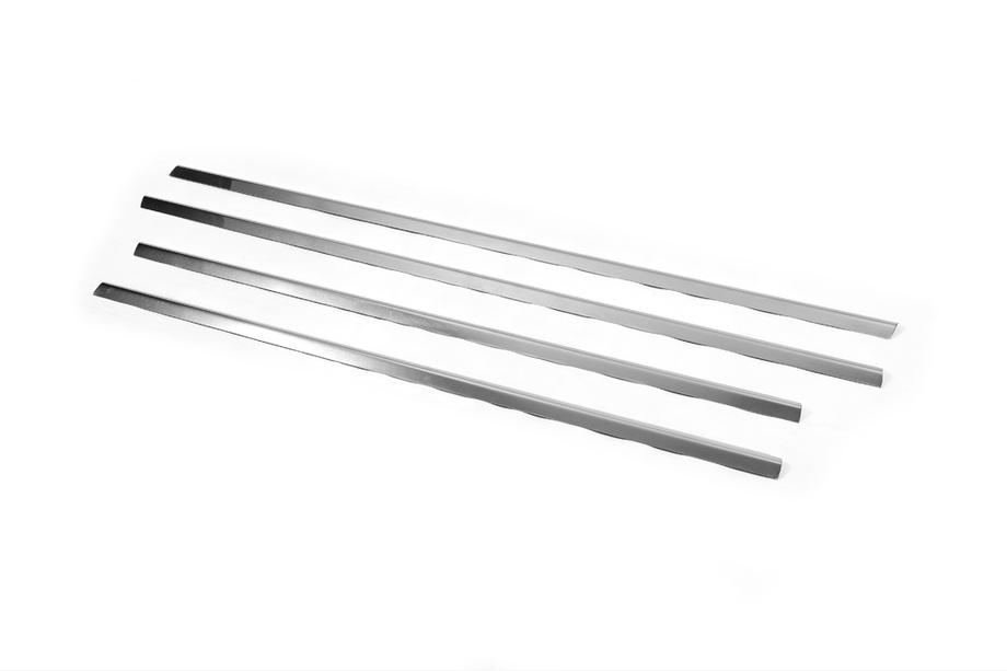 Chevrolet Aveo T250 2005-2011 Fensterleisten unten Edelstahl (4 Stk.) Foto 6