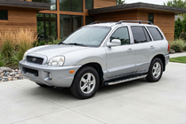 Hyundai Santa Fe 1 2000-2006 Trittbretter BlackLine (2 Stk, Aluminium) Foto 1
