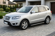 Hyundai Santa Fe 2 2006-2012 Trittbretter BlackLine (2 Stk, Aluminium) Foto 1