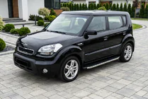Kia Soul I 2008-2013 Trittbretter BlackLine (2 Stk, Aluminium) Foto 1