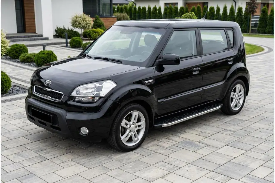 Kia Soul I 2008-2013 Trittbretter BlackLine (2 Stk, Aluminium) Image