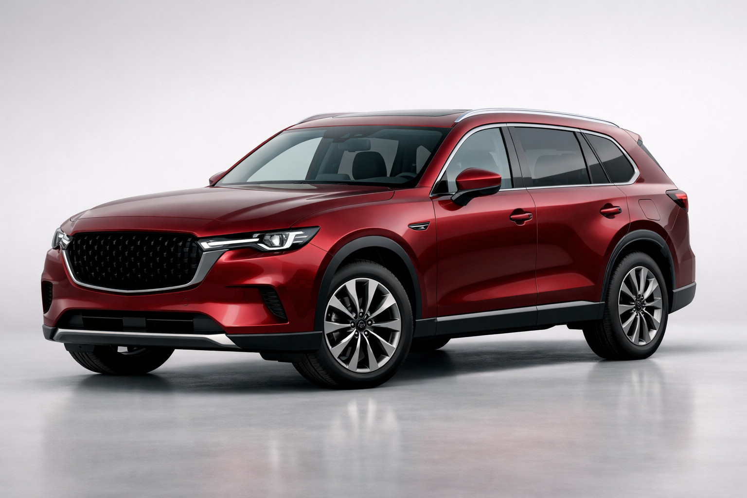 Mazda CX-90 im Test: Flaggschiff-SUV mit drei Sitzreihen für Familien