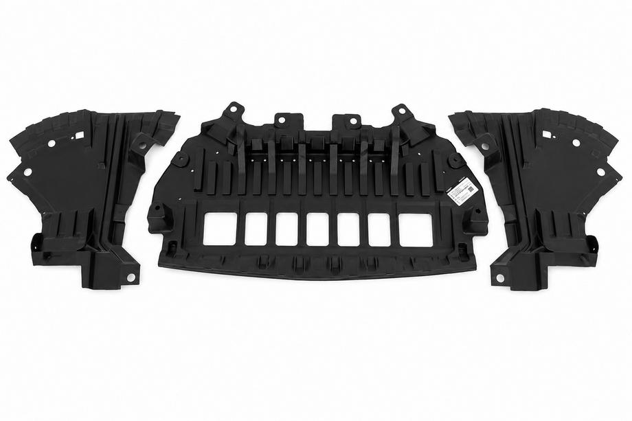 Mercedes S-class W222 2013-2022 Kunststoff-Unterfahrschutz unter Stoßstange S63/S65 (3 Stk.) Image