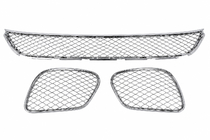 Mercedes S-class W222 2013-2022 Stoßstangen-Gitter Set 2018-2021 (S65 AMG, Chrom) Foto 2