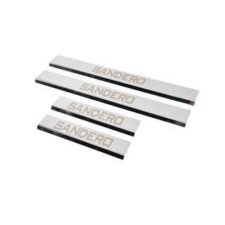 Carmos V3 Einstiegsleisten (4 Stk., Edelstahl) Renault Sandero 2007-2013 Foto 2