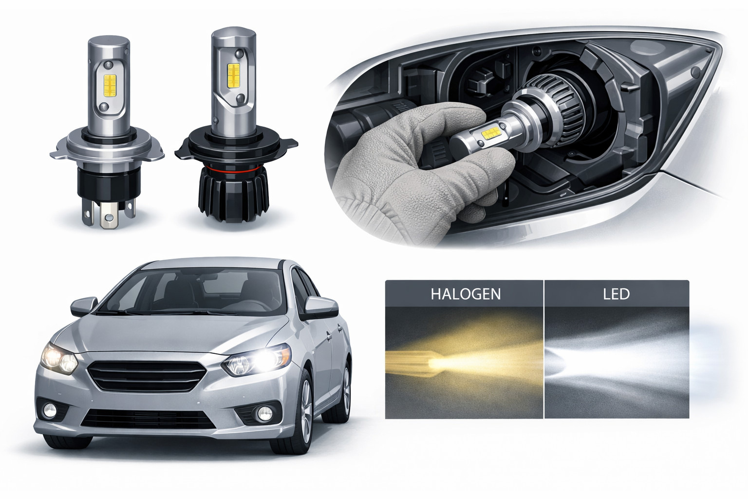 LED-Lampen fürs Auto wählen: Sockeltyp und Helligkeit