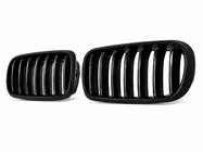 BMW X6 F16 2014-2019 Nieren 1 Bar (Schwarz Glanz) Foto 1