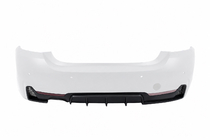 BMW 4 Series F32/F33/F36 2012-2020 Heckdiffusor für einseitige Doppel-Auspuffanlage (für M-Sport, ABS) Foto 2