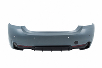 BMW 4 Series F32/F33/F36 2012-2020 Heckstoßstange mit Diffusor für doppelte Auspuffanlage beidseitig M-Sport Foto 1