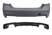 BMW 3 Series F30/F31 2012-2019 Heckstoßstange mit Diffusor für doppelseitigen Doppelendrohr-Auspuff M-Sport (für F30) Foto 1