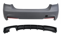BMW 3 Series F30/F31 2012-2019 Heckstoßstange mit Diffusor für einseitige Doppelendrohre M-Sport (für F30) Foto 1