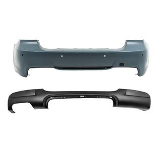 Heckstoßstange mit Diffusor für einseitige Doppelendrohre M-Sport (für E90 2008-2011)