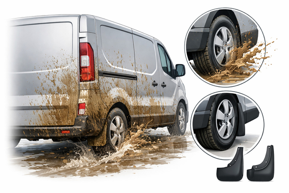 Warum der Renault Trafic nach Regen voller Schmutz ist – und welche Schmutzfänger passen Foto 1