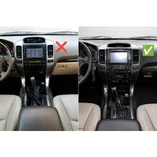 Innenraum-Upgrade-Kit (Armaturenbrettblenden) für Lexus GX460 2023 Style Toyota Land Cruiser Prado 120 2002-2009 Foto 3