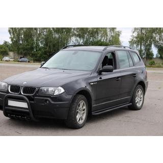 Seitenschweller KB001 Black (Edelstahl) BMW X3 E83 2003-2010 Foto 2