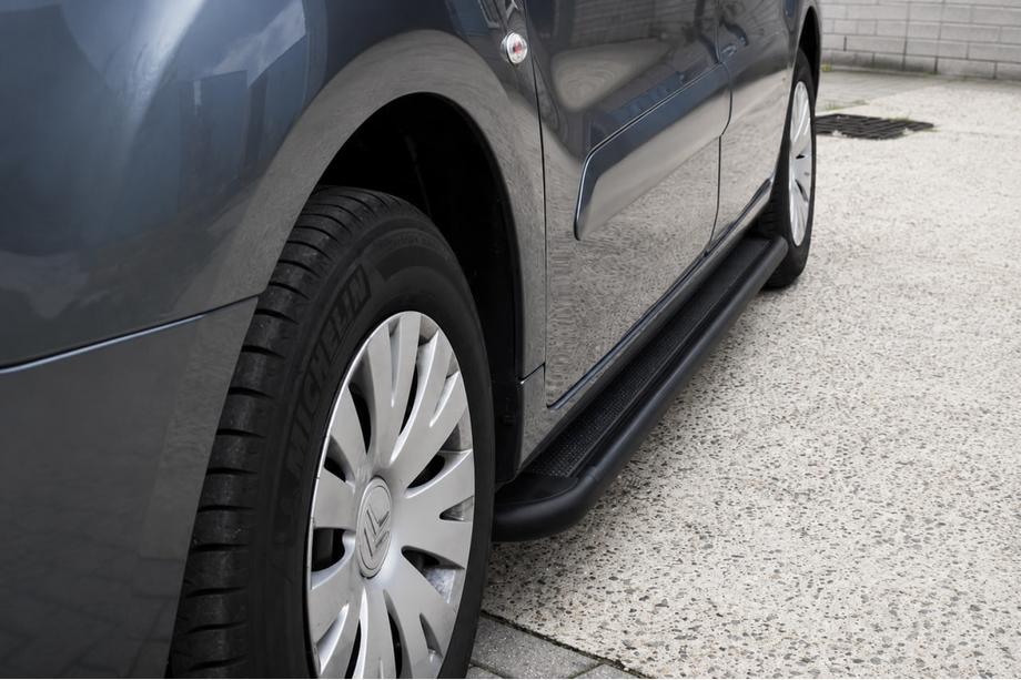 Citroen Berlingo 2008-2018 Seitliche Trittbretter Premium Black (2 Stk., Edelstahl) d60 Image