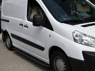 Citroen Nemo 2007-2017 Seitliche Trittbretter Premium Black (2 Stk., Edelstahl) Foto 1