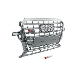 SQ-Style Kühlergrill vorne (2012-2017, grau mit Chrom) Foto 3